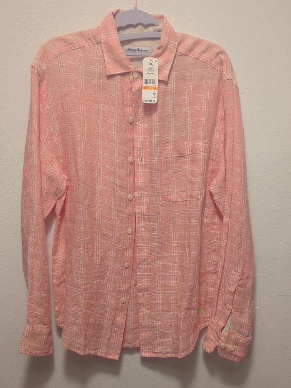 NWT Tommy Bahama Ventana Plaid Button Down Shirt Sz Small